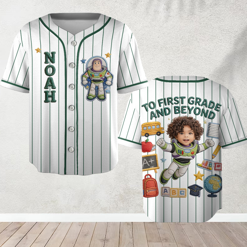 Back To School Gift For Kids - Personalized Kid Baseball Jersey