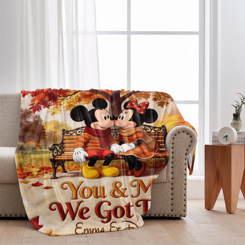 You & Me We Got This - Personalized Mouse Blanket