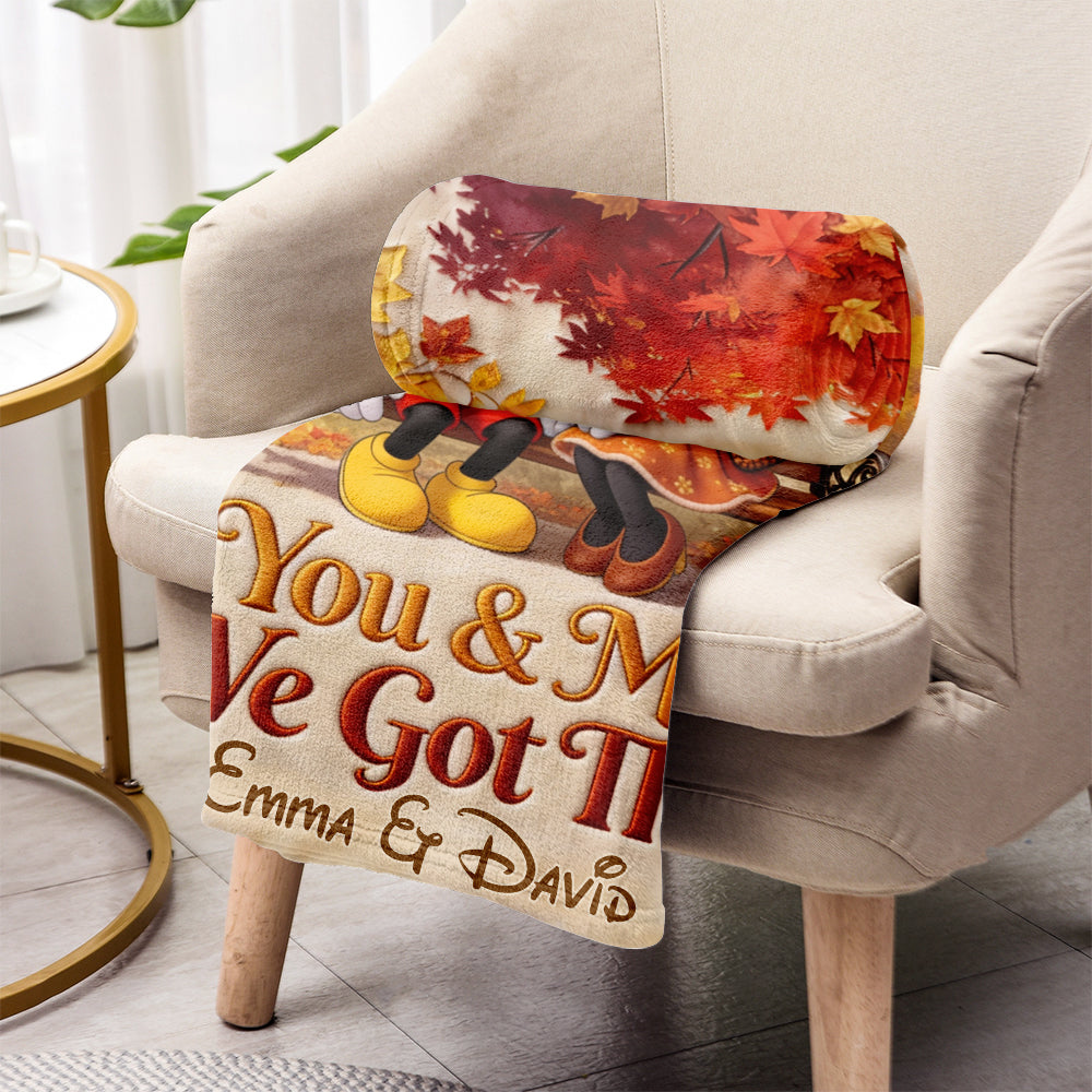 You & Me We Got This - Personalized Mouse Blanket