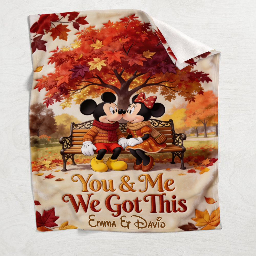 You & Me We Got This - Personalized Mouse Blanket