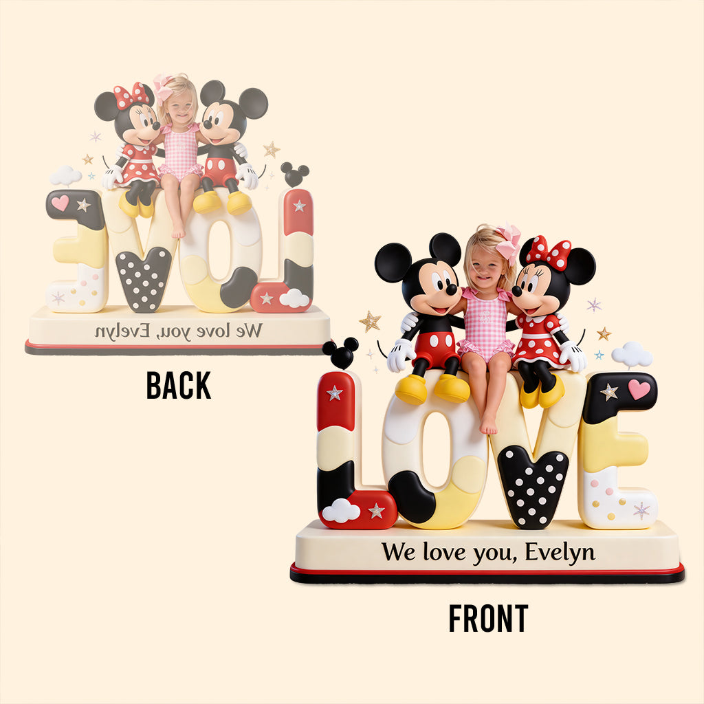 Magical Cartoon Mouse - Personalized Mouse Custom Shaped Acrylic Plaque