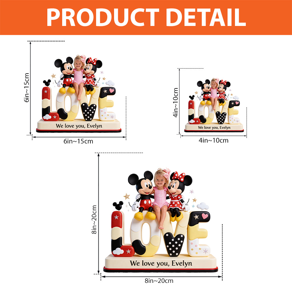 Magical Cartoon Mouse - Personalized Mouse Custom Shaped Acrylic Plaque