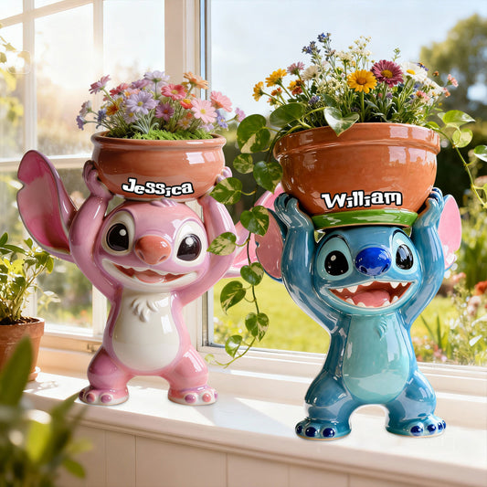 Magical Moment - Personalized Mouse Custom Shape Acrylic Flower Vase