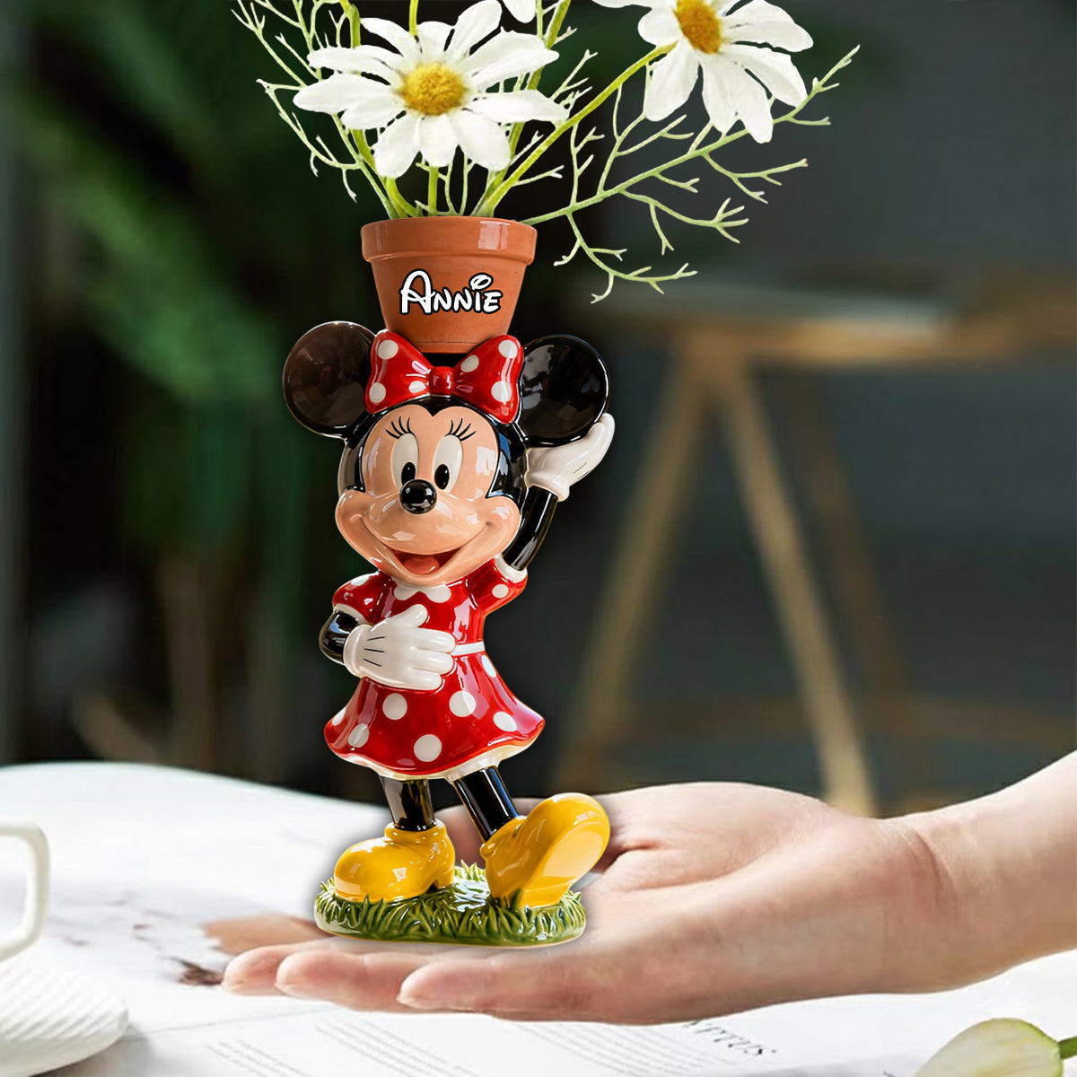 Magical Moment - Personalized Mouse Custom Shape Acrylic Flower Vase