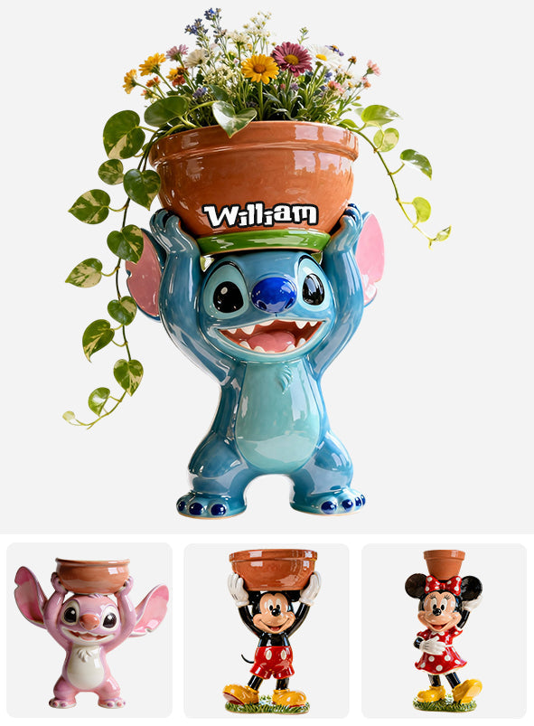 Magical Moment - Personalized Mouse Custom Shape Acrylic Flower Vase
