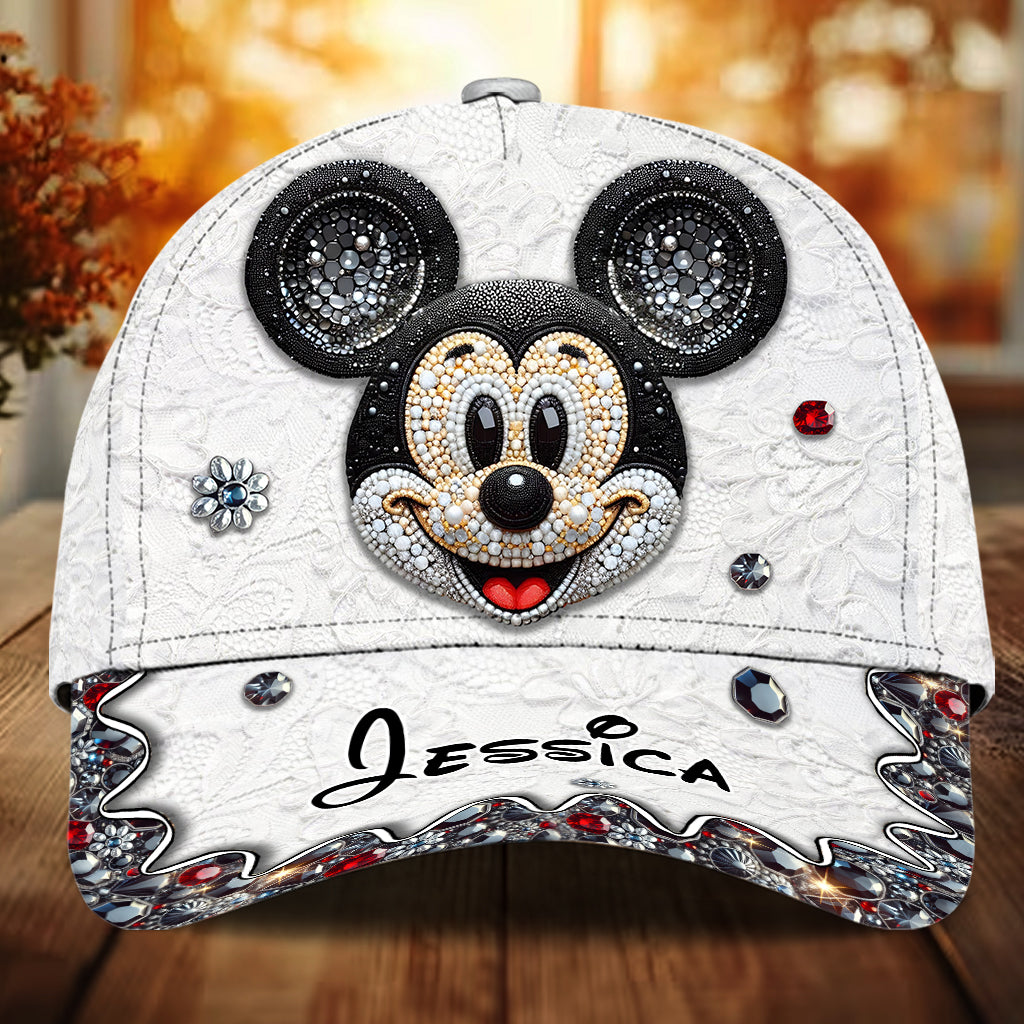 Mouse Ears Kind Of Girl - Personalized Mouse Classic Cap
