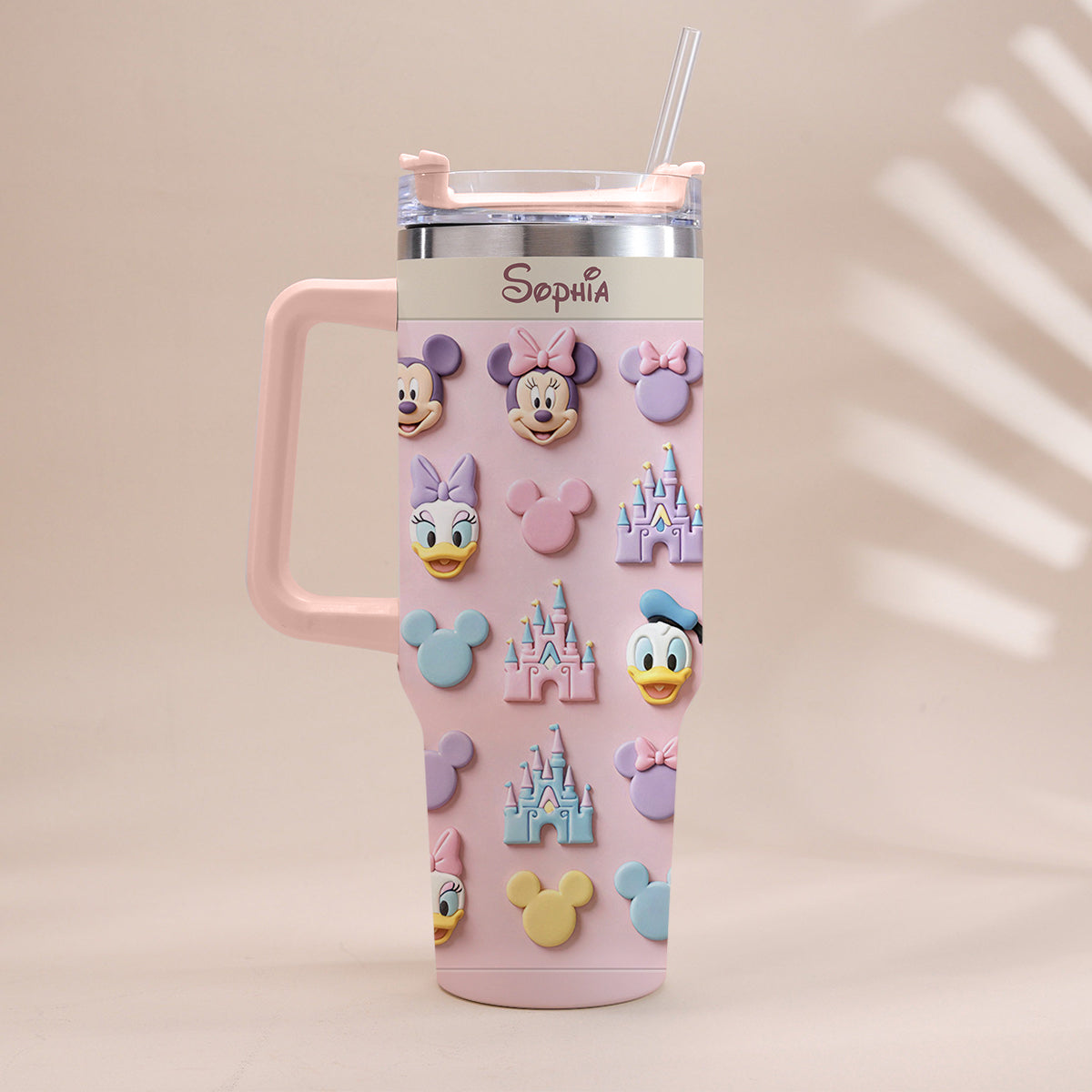 Magical World - Personalized Mouse Tumbler With Handle