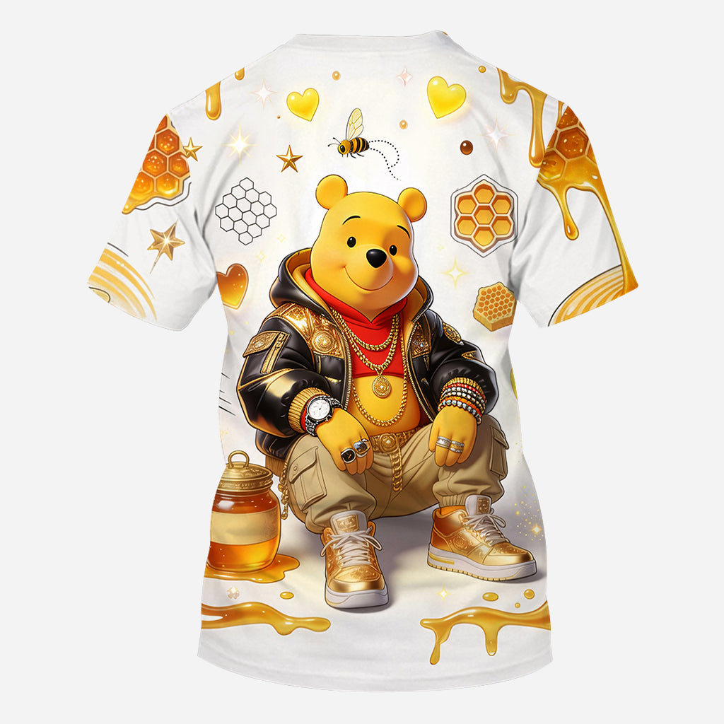 Cool Bear - Personalized Yellow Bear All Over Shirt