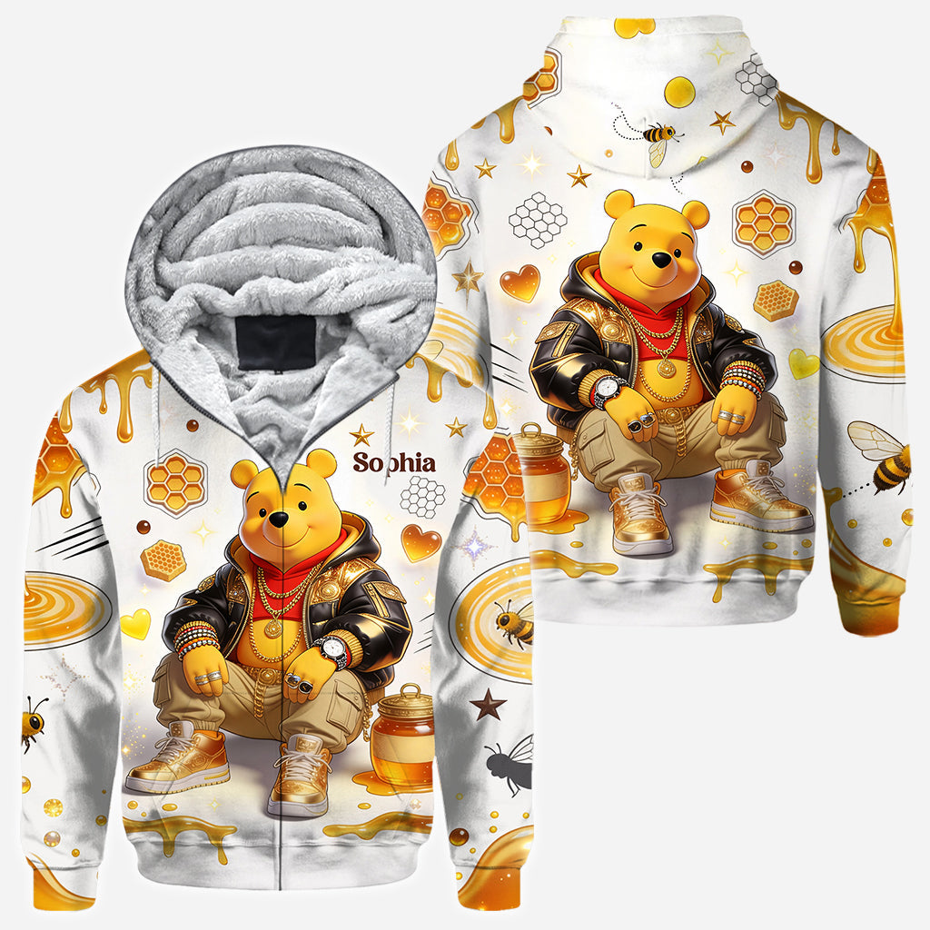 Cool Bear - Personalized Yellow Bear All Over Shirt