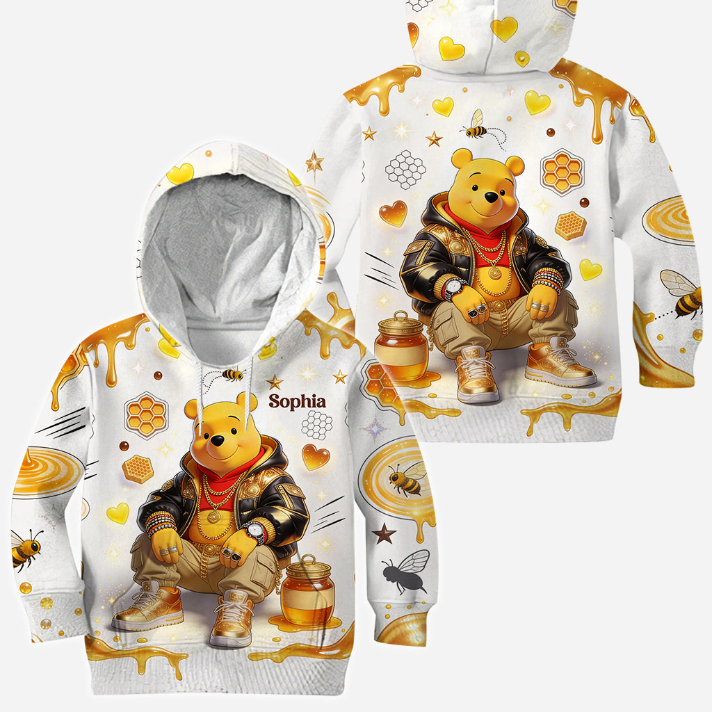 Cool Bear - Personalized Yellow Bear All Over Shirt