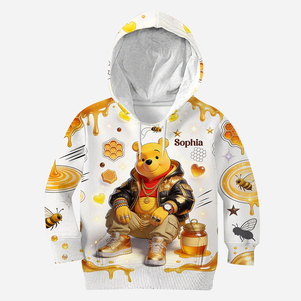 Cool Bear - Personalized Yellow Bear All Over Shirt