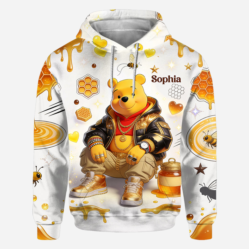 Cool Bear - Personalized Yellow Bear All Over Shirt