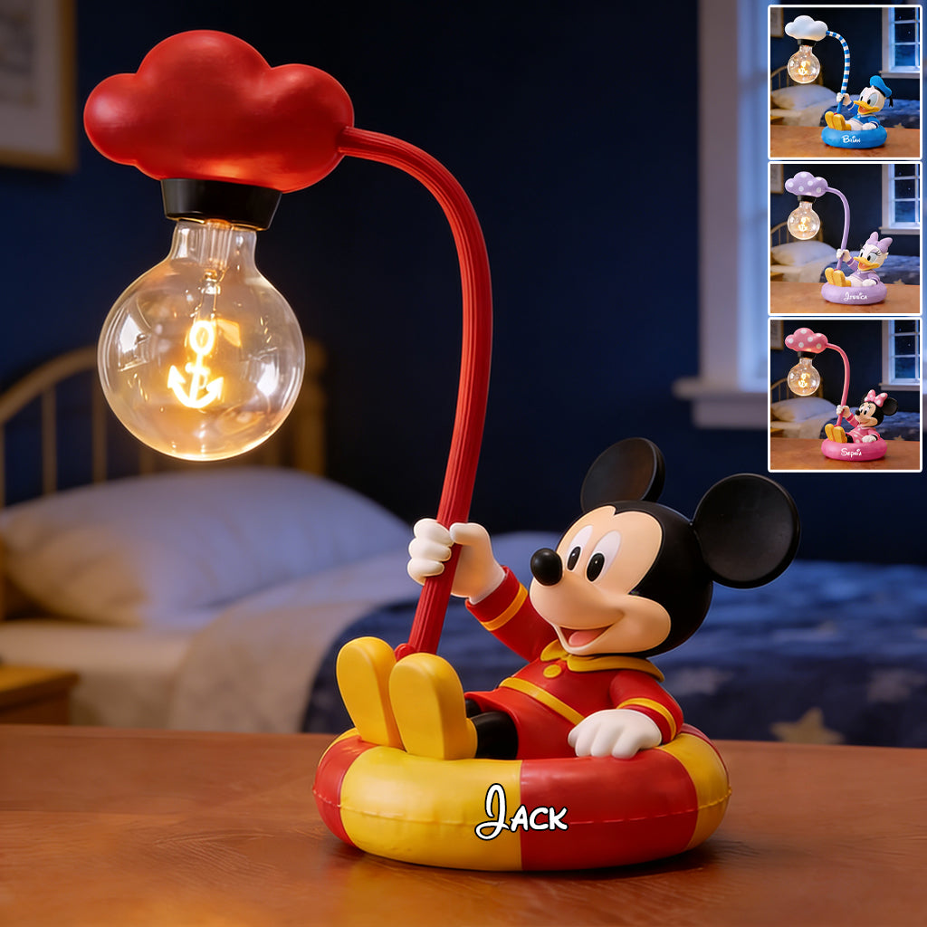 Cartoon Mouse, Cartoon Characters - Personalized Mouse Acrylic LED Night Light