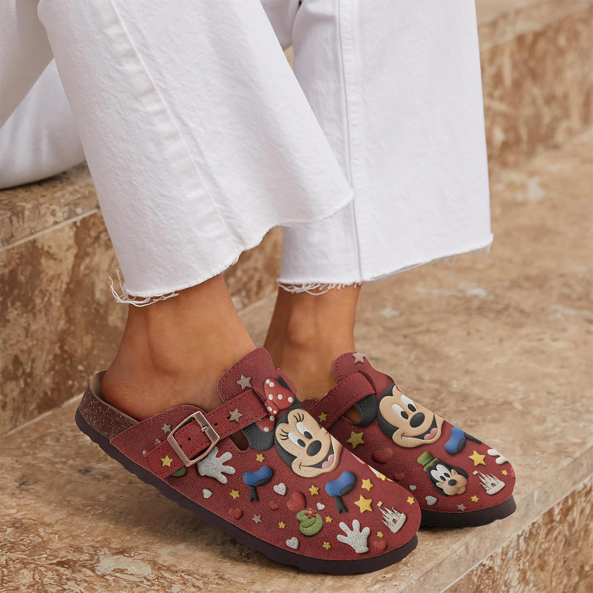 Magical World - Personalized Mouse Clogs With Arch Support