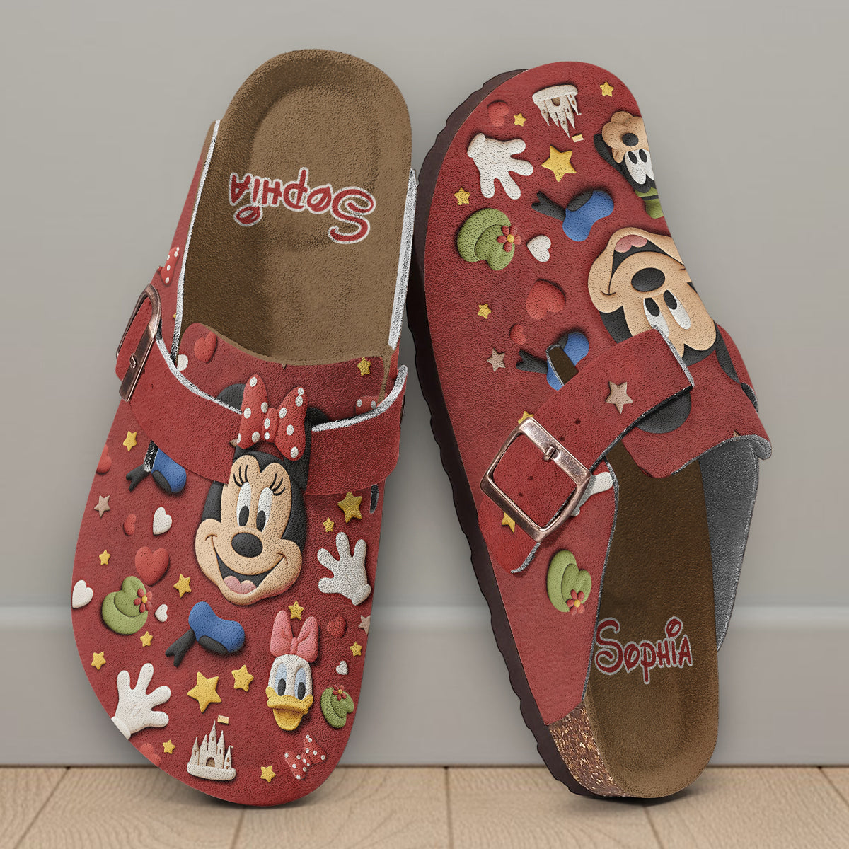 Magical World - Personalized Mouse Clogs With Arch Support