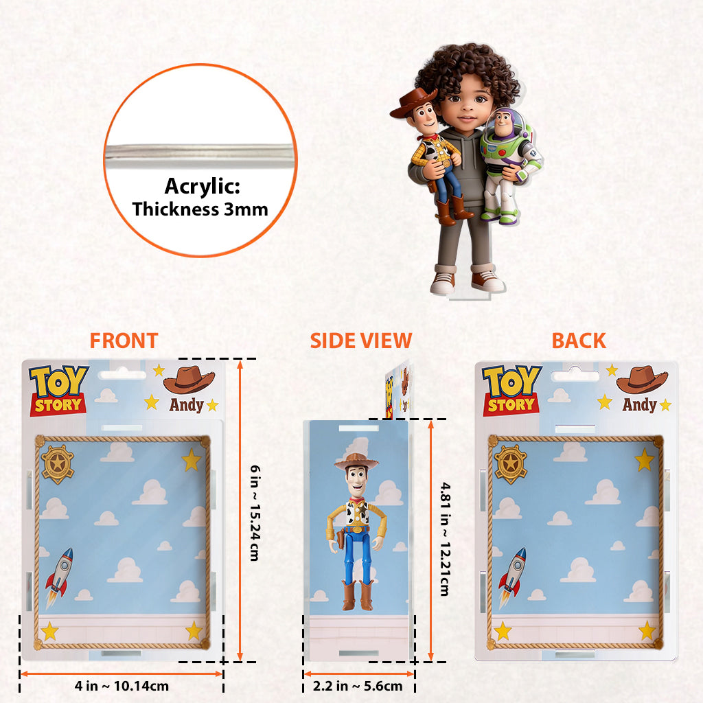 The Story Of Toys - Personalized Movie For Kids Acrylic Display Box