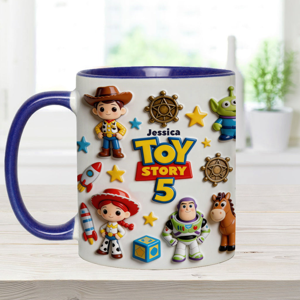 The Story Of Us - Personalized Movie For Kids Accent Mug