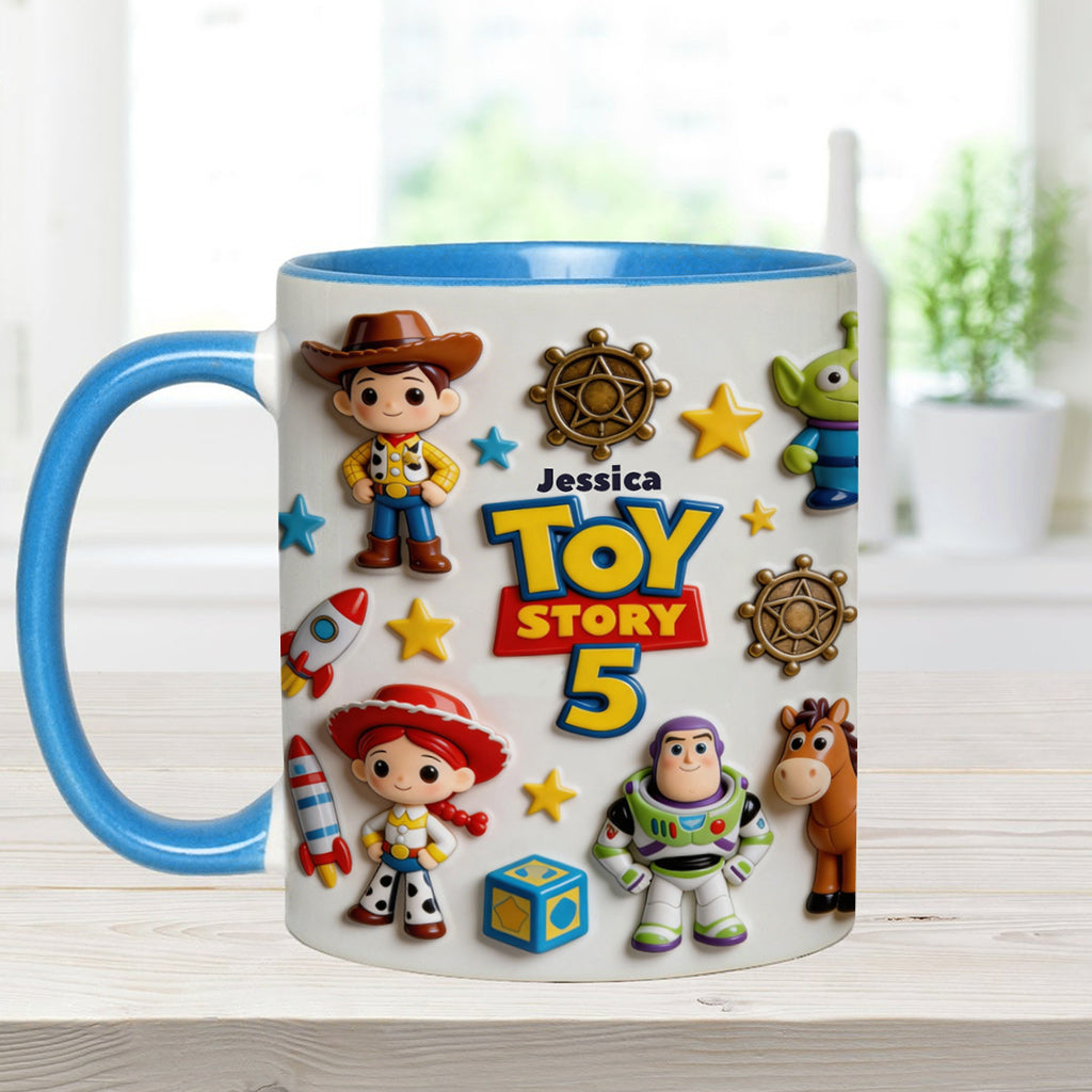 The Story Of Us - Personalized Movie For Kids Accent Mug