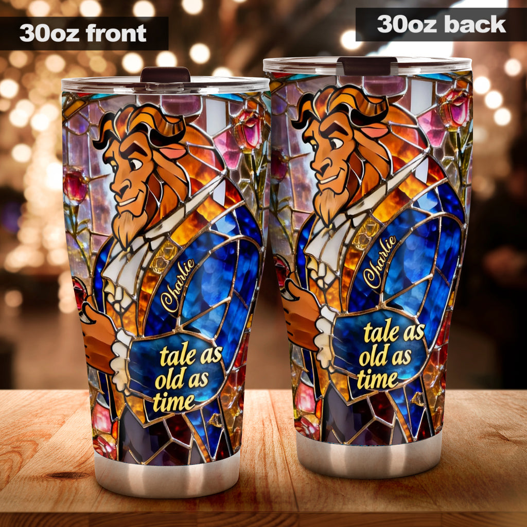 Tale as Old as Time - Personalized Beauty And The Beast Tumbler
