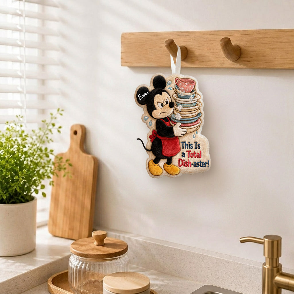 Cartoon Mouse Fans Gift, Kitchen Towel - Personalized Mouse Hand Towel