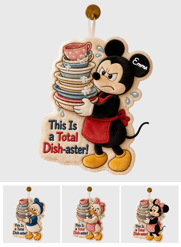 Cartoon Mouse Fans Gift, Kitchen Towel - Personalized Mouse Hand Towel