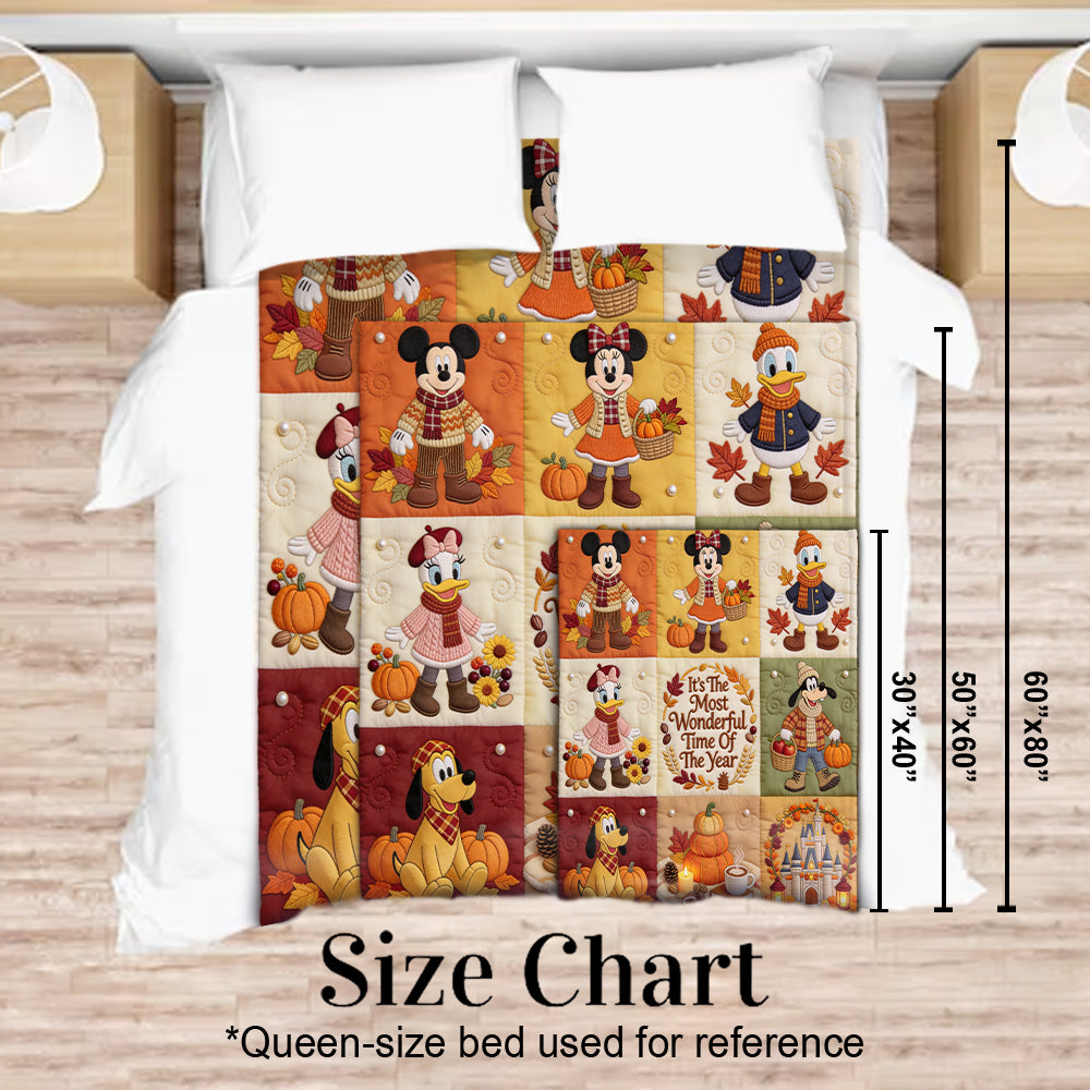 It's The Most Beautiful Time Of The Year - Personalized Mouse Blanket