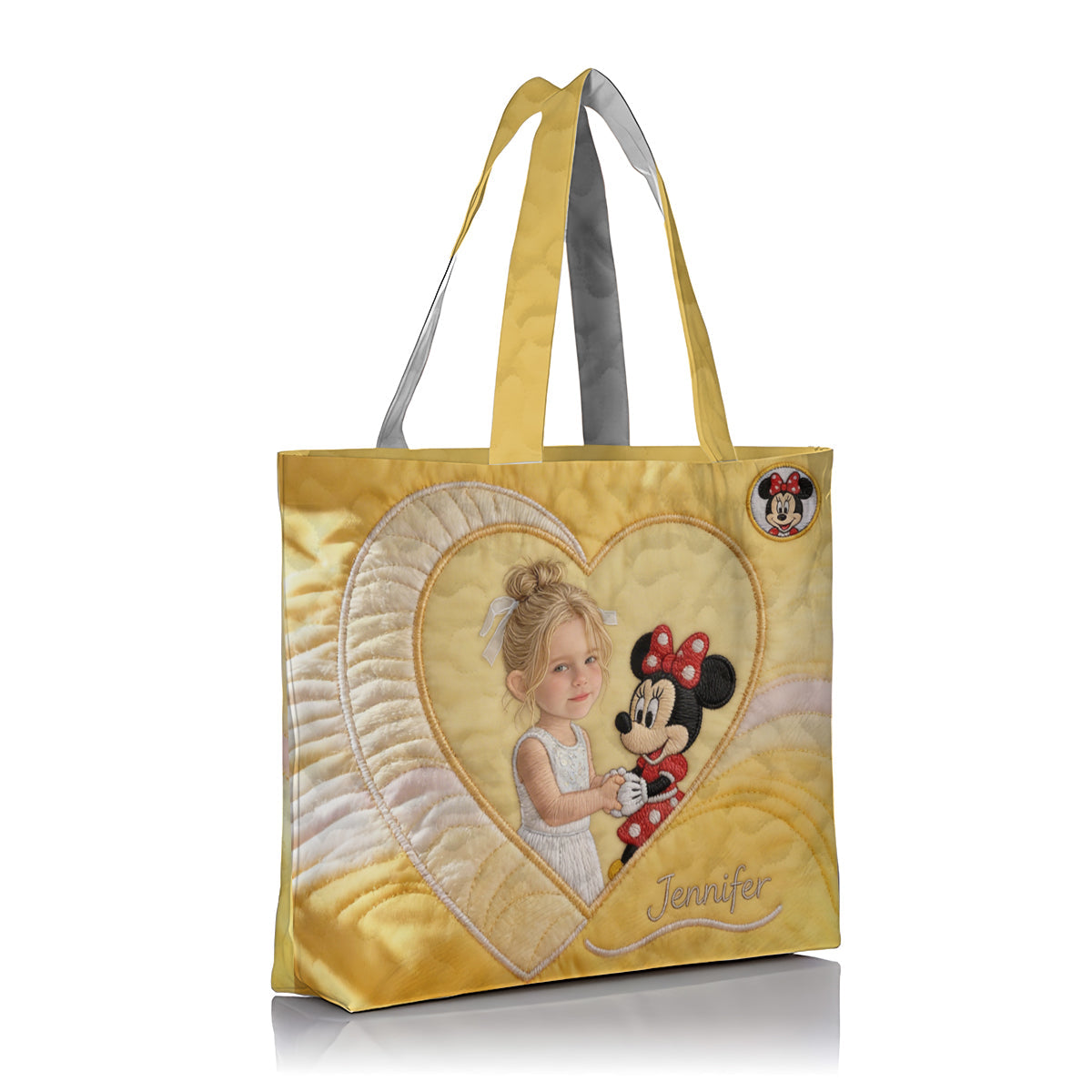 Magic Friends - Personalized Mouse Quilted Tote Bag