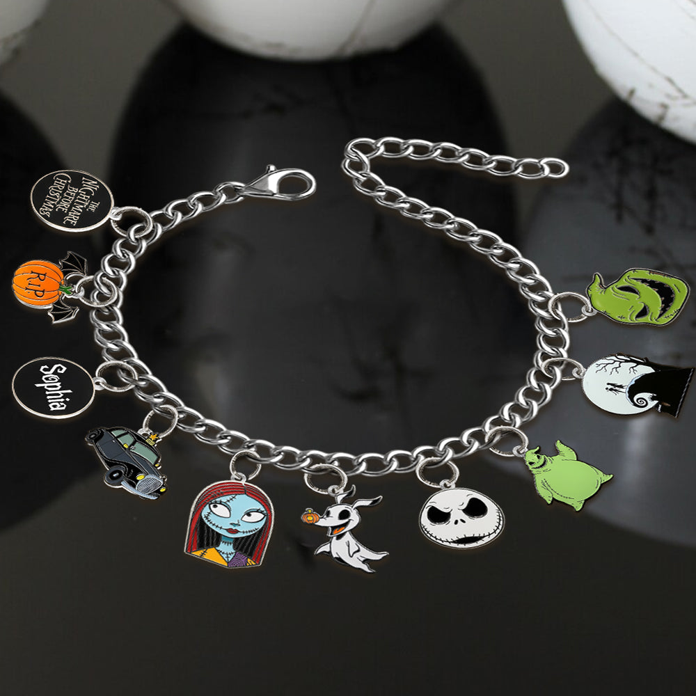 Nightmare On The Wrist - Personalized Nightmare Bracelet With Charms