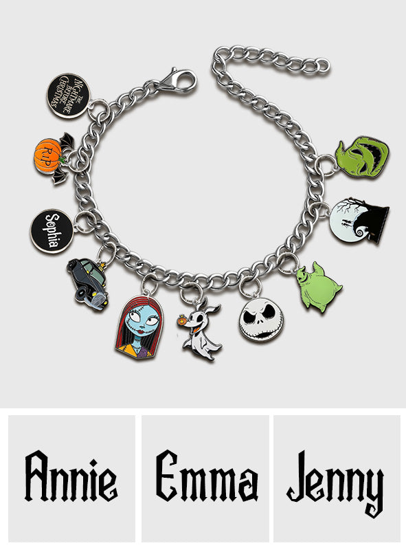 Nightmare On The Wrist - Personalized Nightmare Bracelet With Charms