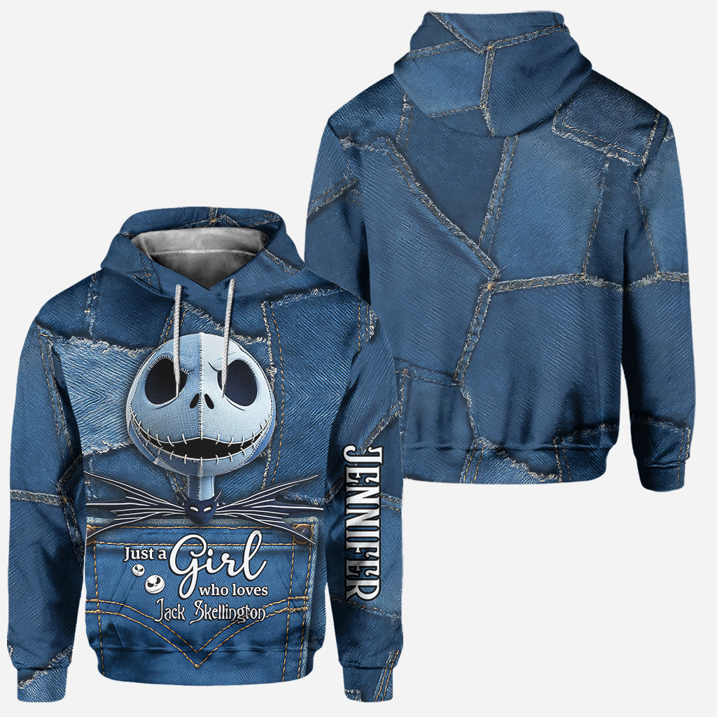 Just A Girl Who Loves Jack - Personalized Nightmare Hoodie & Leggings