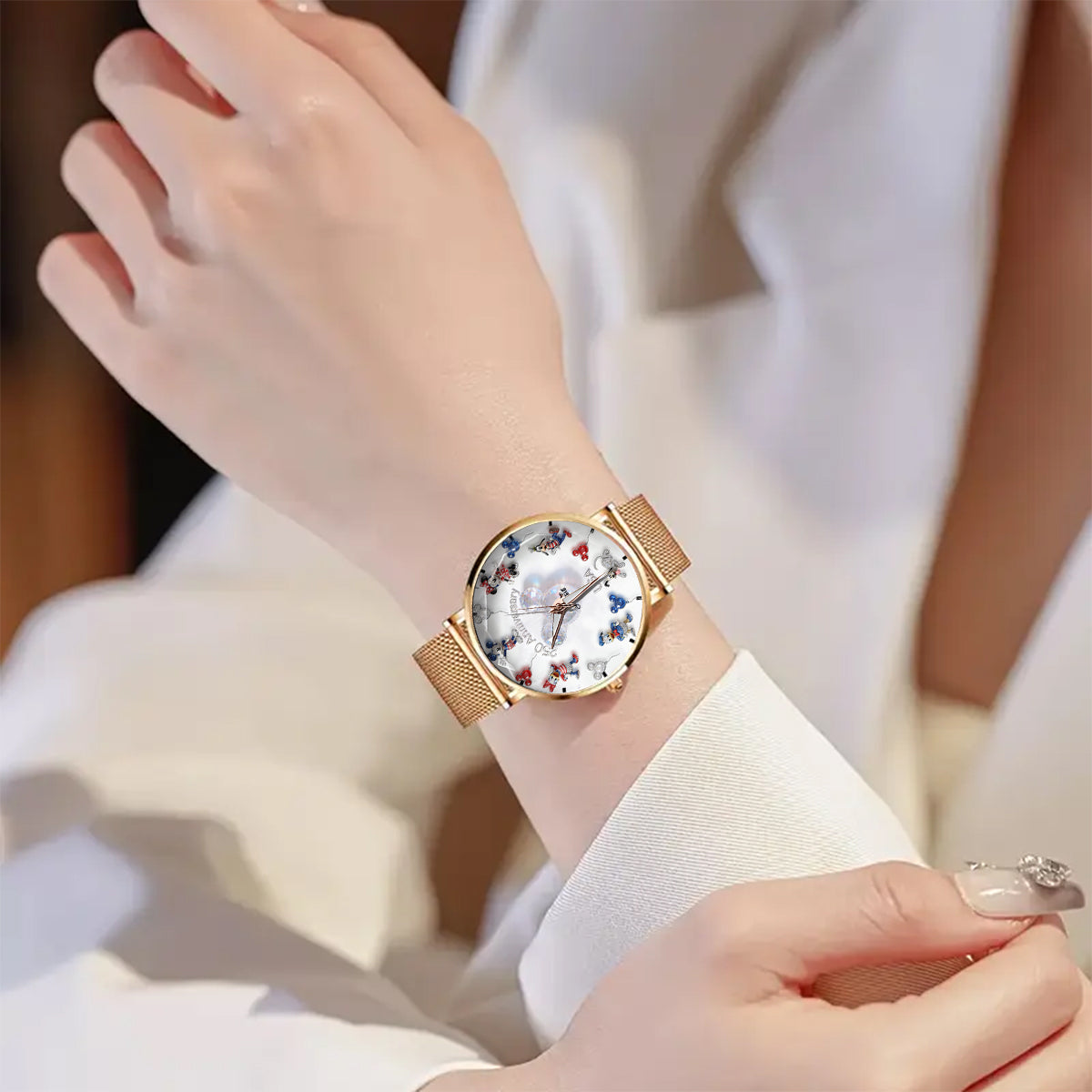 Friends 250 Anniversary - Personalized Mouse Women Hand Watch