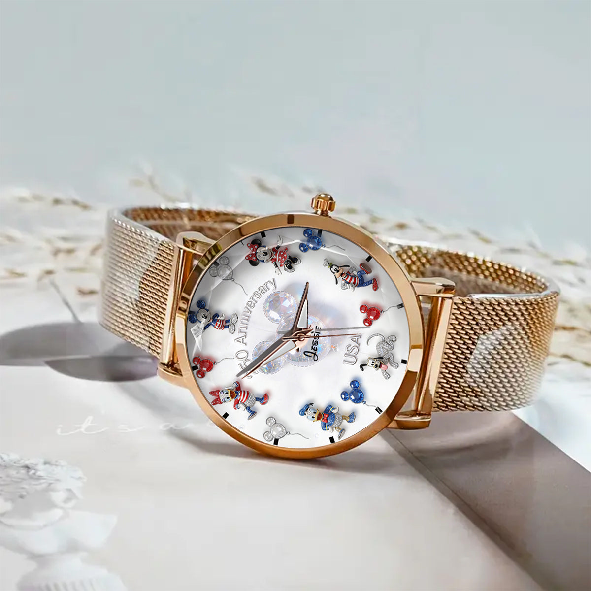Friends 250 Anniversary - Personalized Mouse Women Hand Watch