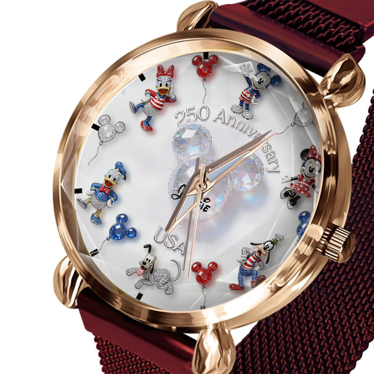 Friends 250 Anniversary - Personalized Mouse Women Hand Watch