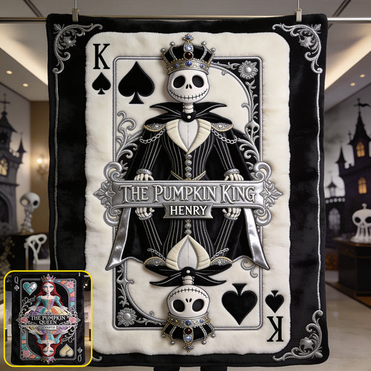 The Dark King - Personalized Nightmare Blanket
