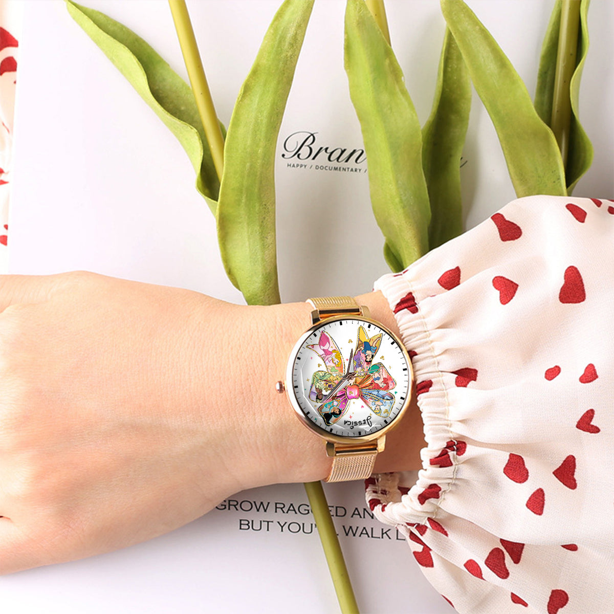 Magical Princesses - Personalized Mouse Women Hand Watch