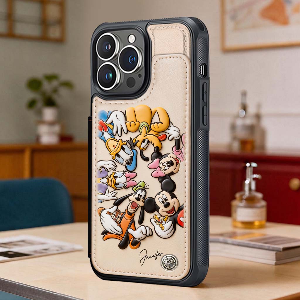 Magical - Personalized Mouse Fully Printed Wallet Phone Case