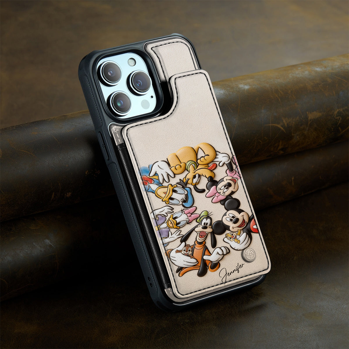 Magical - Personalized Mouse Fully Printed Wallet Phone Case