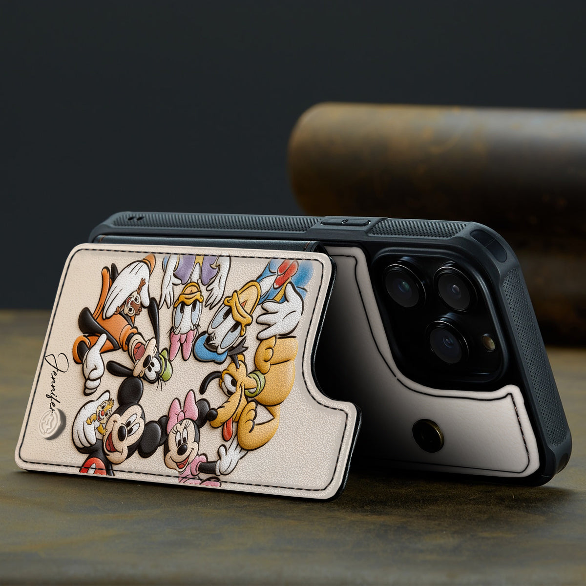 Magical - Personalized Mouse Fully Printed Wallet Phone Case