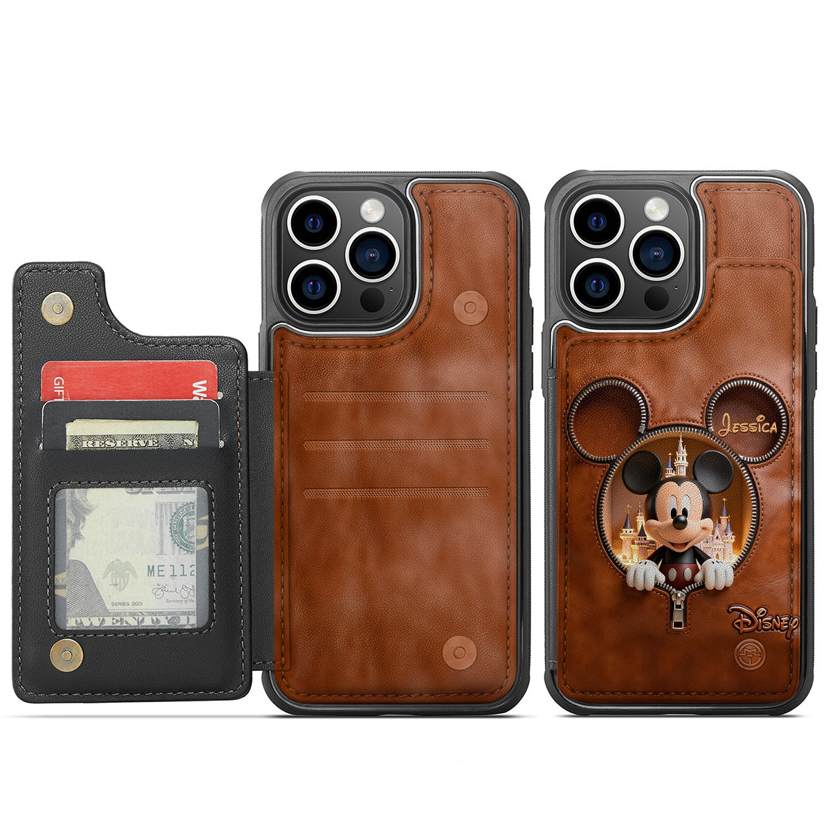 Magical Moments - Personalized Mouse Fully Printed Wallet Phone Case
