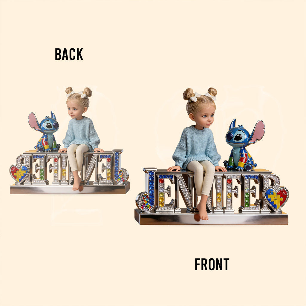 It's OK To Be Different - Personalized Autism Awareness Custom Shaped Acrylic Plaque