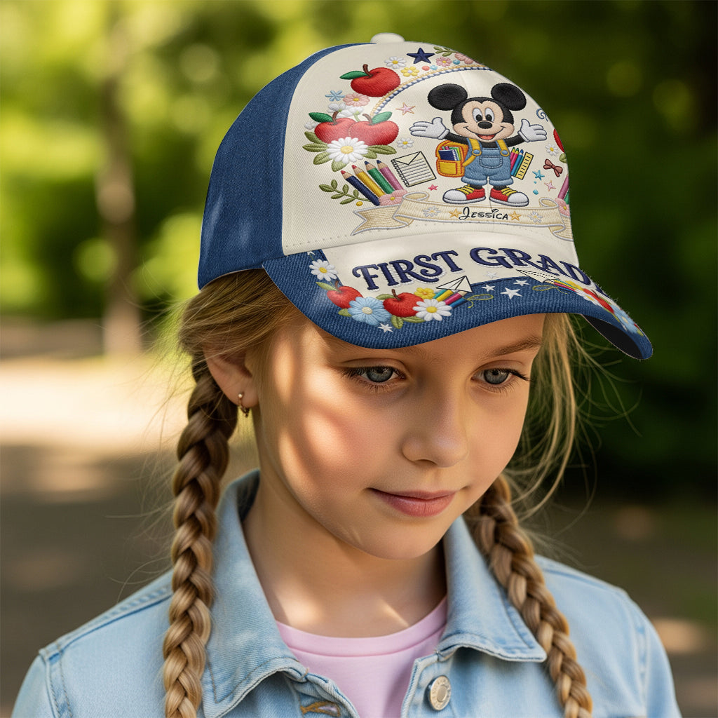 Back To School - Personalized Mouse Classic Cap