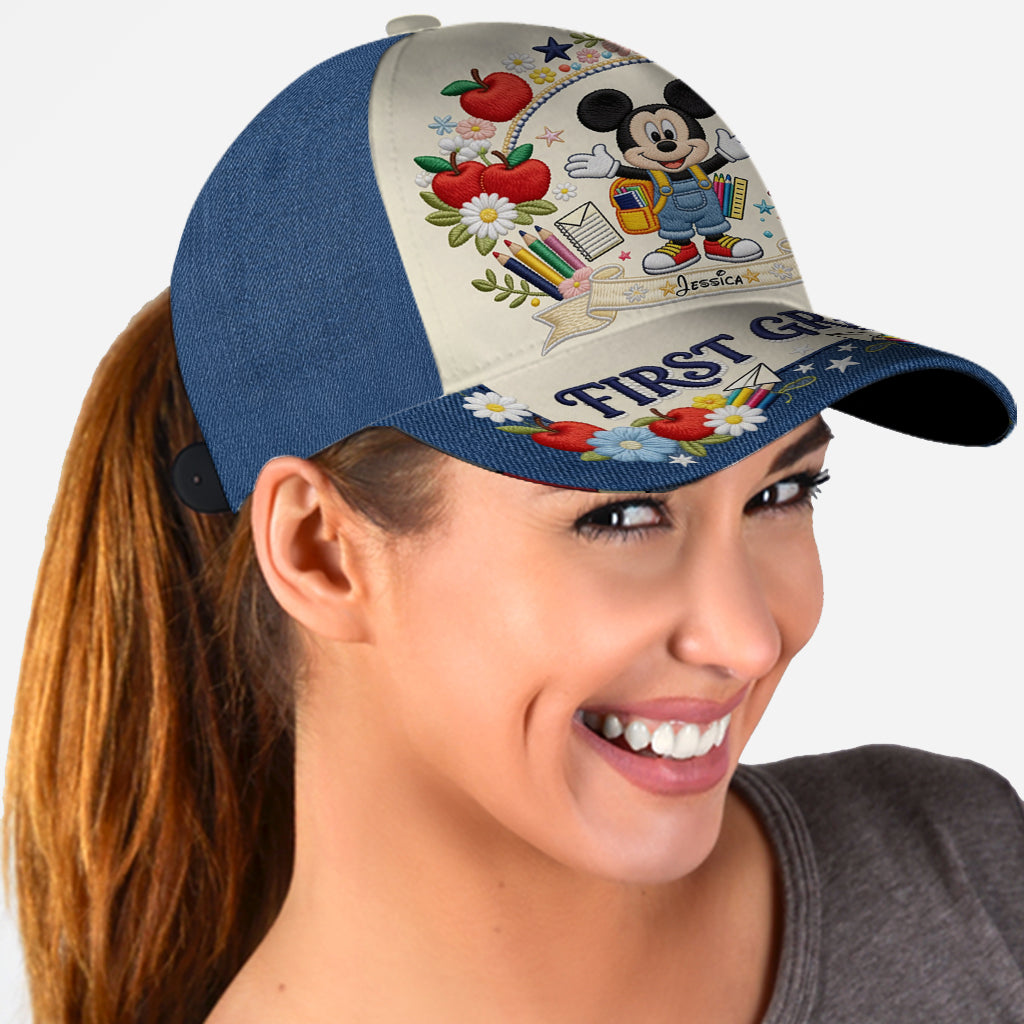 Back To School - Personalized Mouse Classic Cap