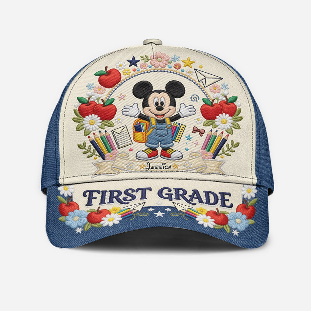 Back To School - Personalized Mouse Classic Cap