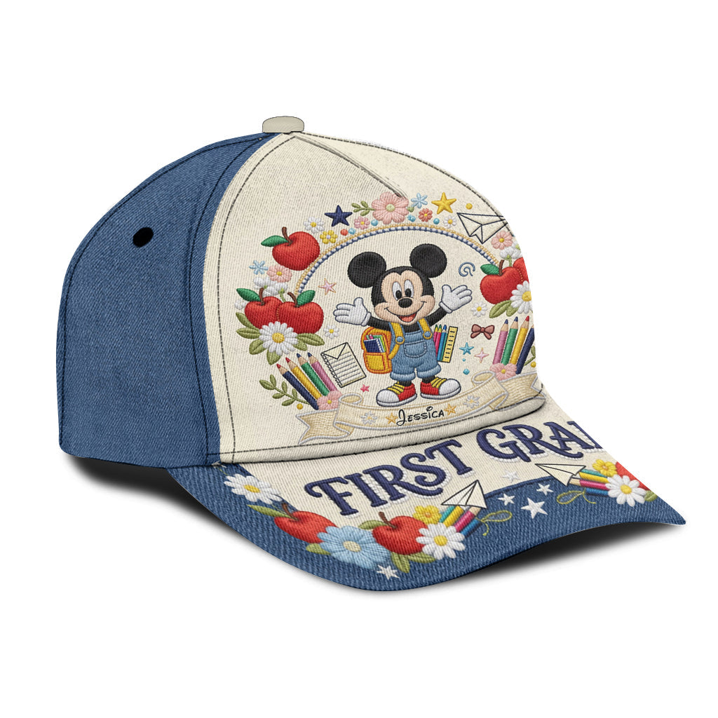 Back To School - Personalized Mouse Classic Cap
