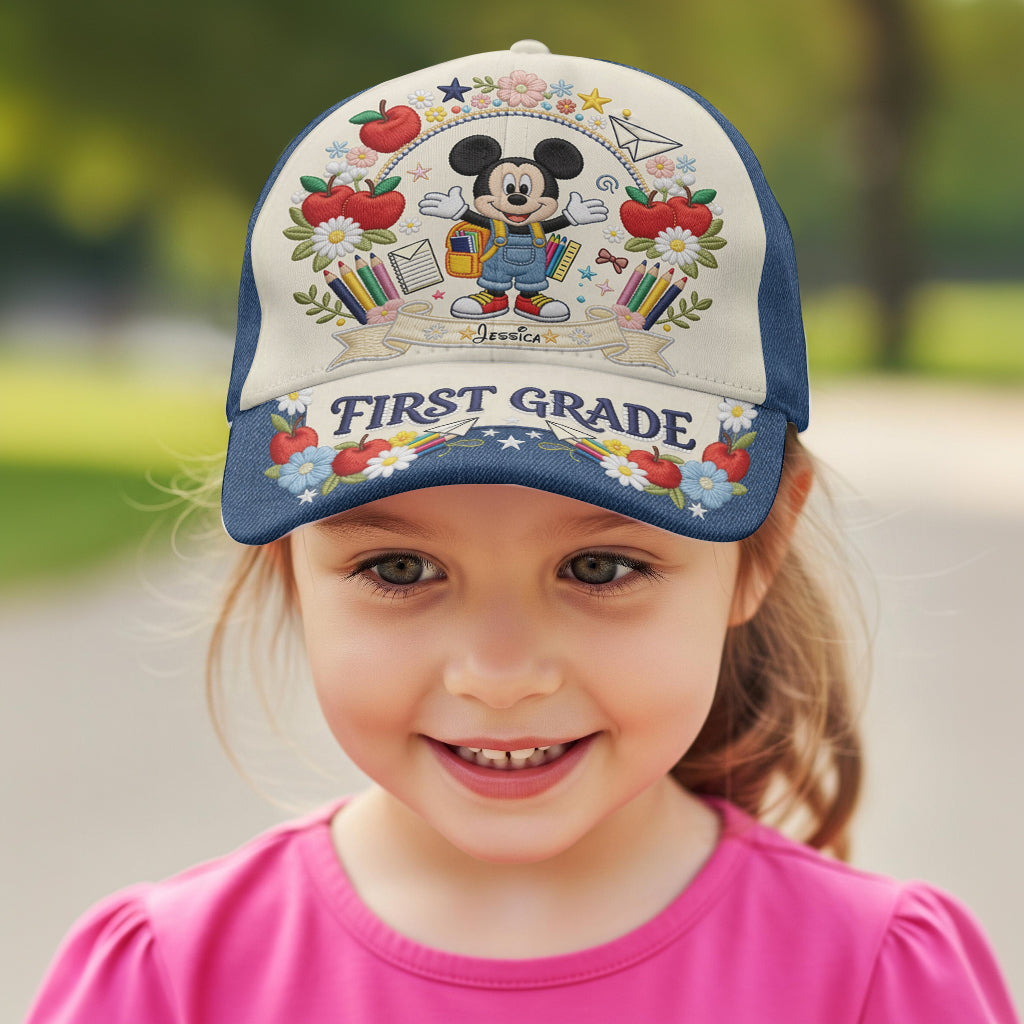 Back To School - Personalized Mouse Classic Cap