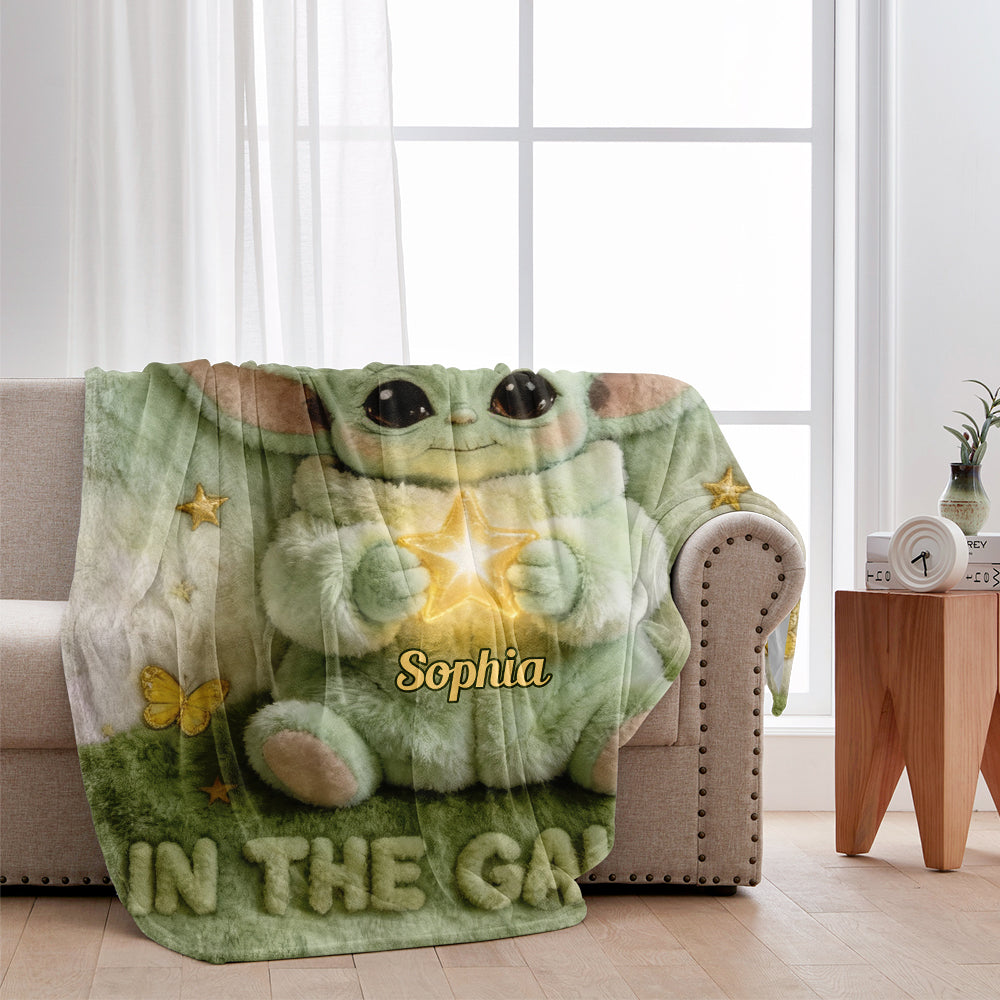 Cute Baby - Personalized The Force Blanket