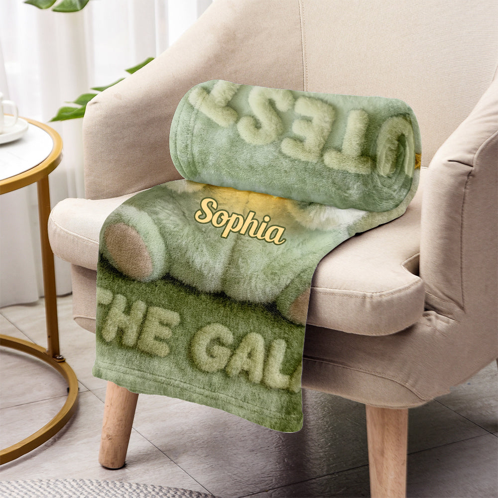 Cute Baby - Personalized The Force Blanket