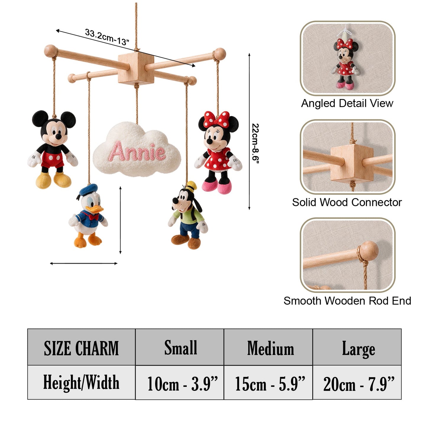 Magical Dream - Personalized Mouse Crib Mobile