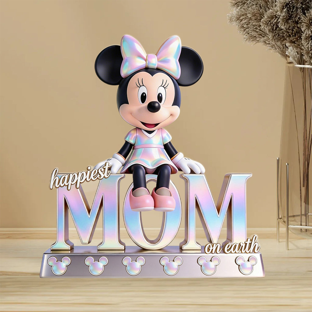Happiest Mom Nana On Earth Magic - Personalized Mouse Custom Shaped Acrylic Plaque