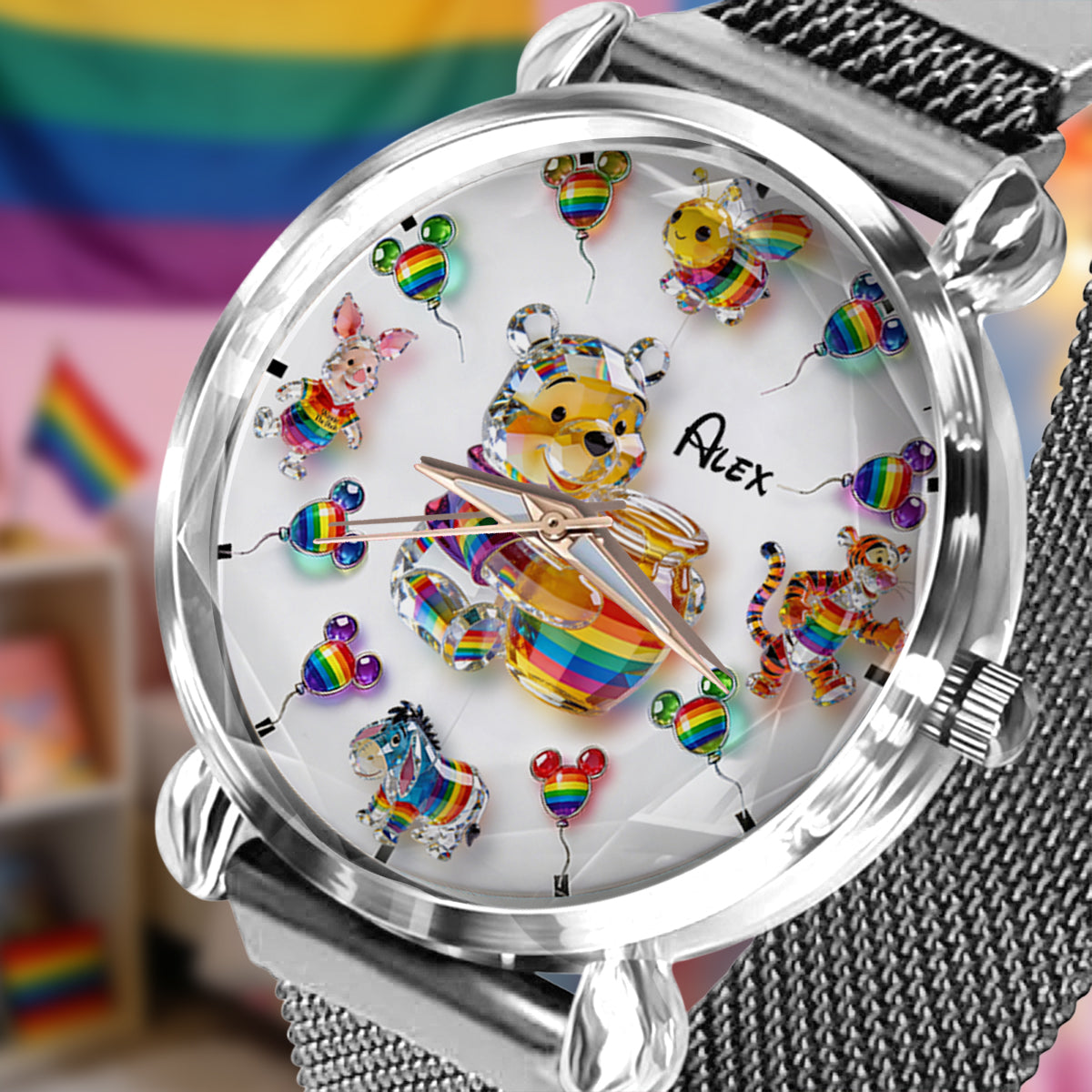 Love Is Love Pride - Personalized LGBT Support Women Hand Watch
